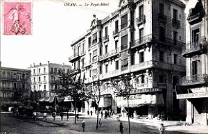 Oran - Boulevard du Lycee - Le Royal-Hotel - 1907